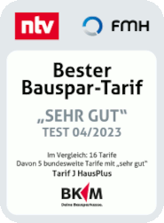 Testsiegel BKM Bausparkasse Mainz HausPlus